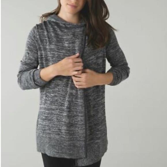 Lululemon Peace Of Mind Wrap size 4 Dark Slate Silver Spoon - Picture 2 of 9